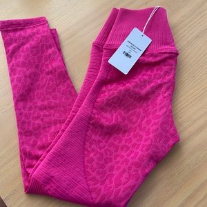 Avocado Leopard Moto Leggings